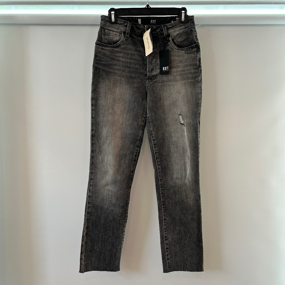 KUT Rosa High Rise Straight Jean - Picture 5 of 9
